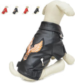 Lovelonglong Cool Dog Leather Jacket, Warm Coats Dogs Windproof Cold Weather Coats for Large Medium Small Dogs, Yorkshire Terrier Clothing Black S - Image 9
