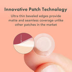 Rael Microcrystal Spot Cover close up displaying microneedle acne patches.