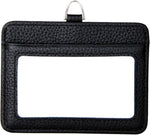 Adenpvn vertical card case showing clear ID window