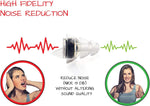 High-Fidelity Concert Earplugs Reusable Noise-Reduction Ear Plugs Set with Two Sizes Included - For Rave, Live Music, Festivals, Marching Bands, Loud Events, Fitness Classes - Image 2