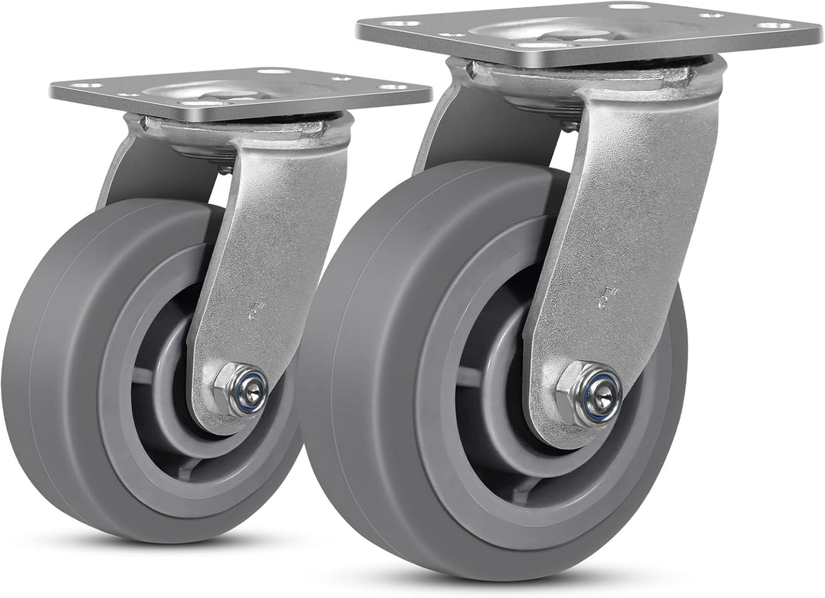 FOVERSWIVE heavy duty rigid caster installed application