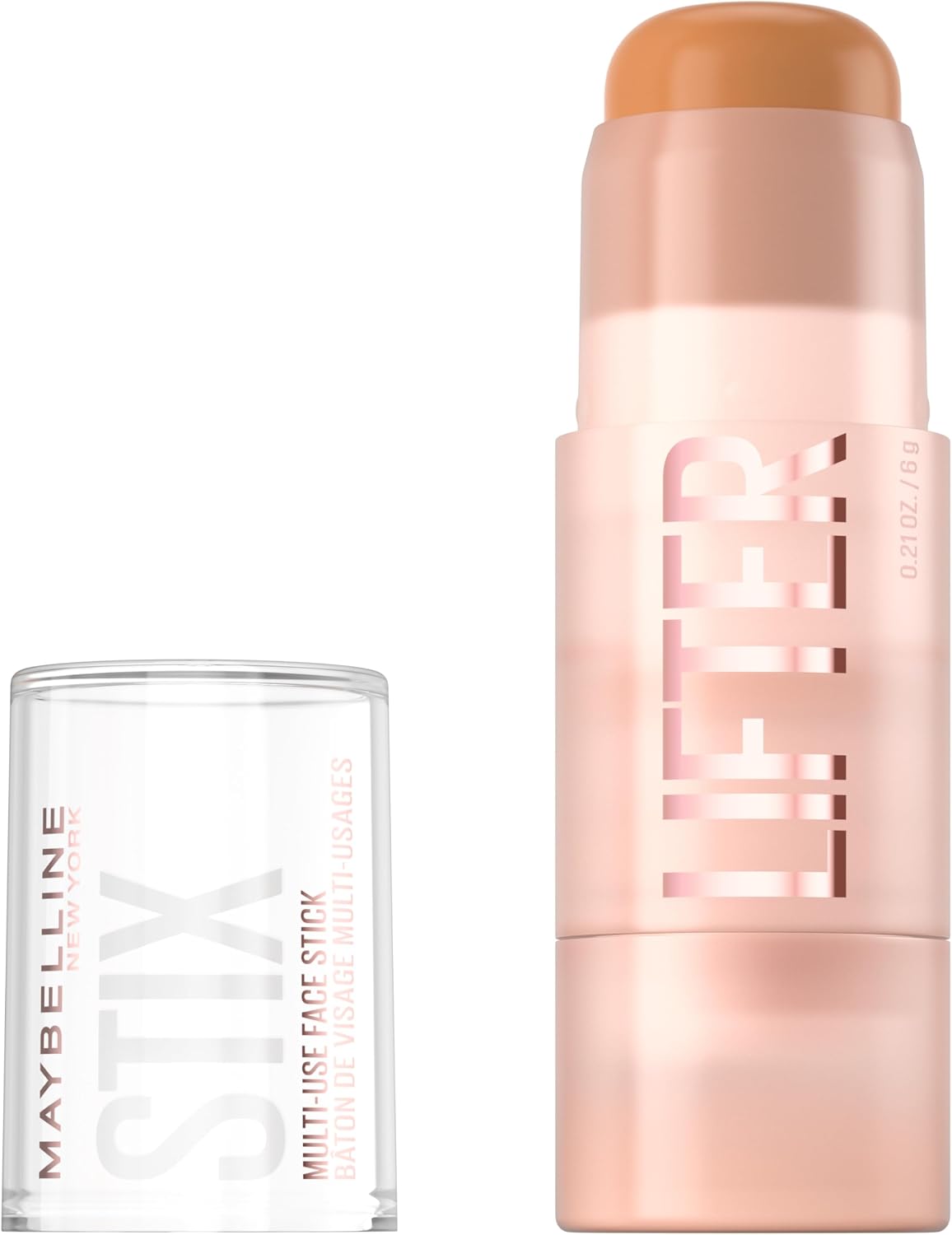 Maybelline Lifter Stix Multi-Use Face Stick - Contour, Bronzer, Concealer and Foundation Stick, All-In-One Creamy Face Makeup with Cranberry Seed Oil, 70, 1 Count - Image 11