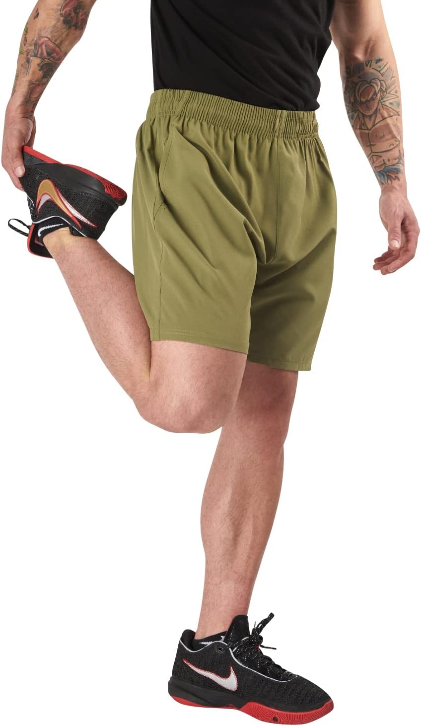 Ultra Performance athletic running shorts side profile