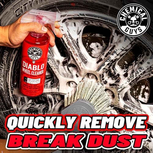 Chemical Guys 2 pack wheel cleaner bottles label detail