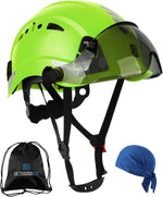 UM ULTRAMAXX Safety Helmet Hard Hat with Visor, Lightweight Vented Work Helmet, 6-Point Adjustable Ratchet Suspension Hardhat for Industrial and Construction - Image 14