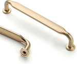 Asidrama 10 Pack 7.5 inch Brushed Brass Kitchen Cabinet Handles | Heavy-Duty Solid Zinc, 2 Screw Sizes, 7.5" Hole Center(192mm), Cupboards, Drawers, Dressers, Furniture, Hardware - Image 9