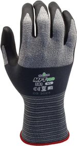 Showa small size latex-free work gloves flat display