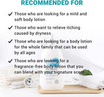 Derma B Mild Moisture Body Lotion lifestyle application shot