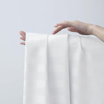 Zaizaihome Egyptian cotton flat sheet piped hem detail