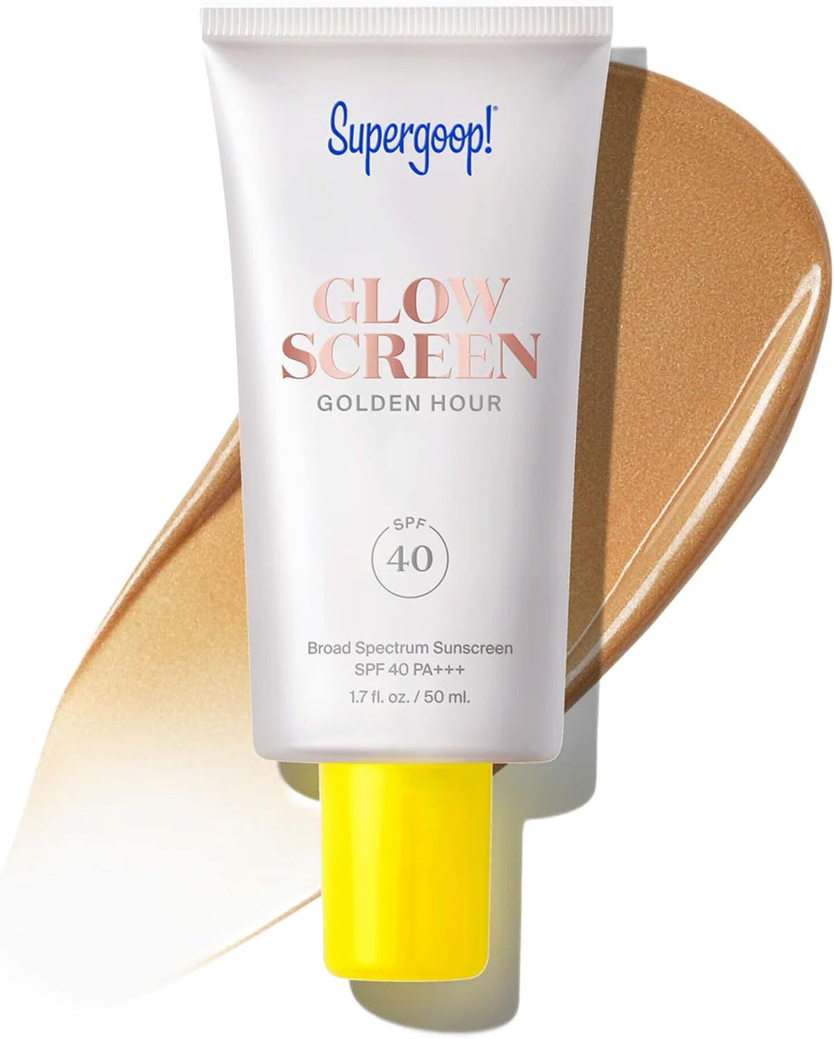 Supergoop! Glowscreen SPF 40 - Glowy Primer + Broad Spectrum Tinted Sunscreen - Helps Filter Blue Light - Hydration - Hyaluronic Acid & Vitamin B6 - Image 14