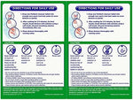 Polident quick clean denture tablets for stain removal and hygiene