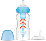 Dr. Brown's Wide-Neck Sippy Bottle Starter Kit, Green, 6m+ - Image 14