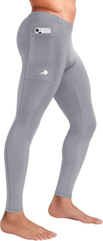 CompressionZ Men's Compression Pants for Workout, Sports|Base Layer Running Tights Leggings - Image 9