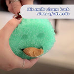 Scrub Daddy polymer foam texture close up