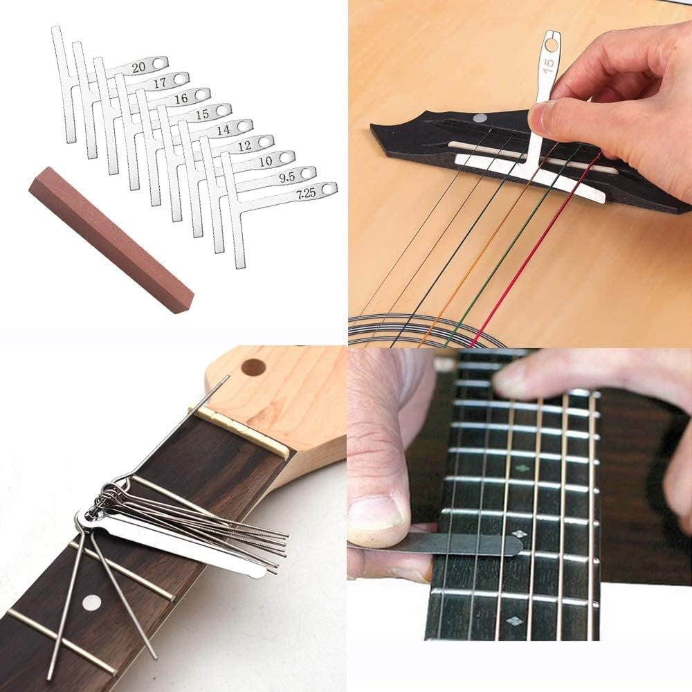 Hanbangabc luthier file and measuring tools close up