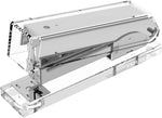 EXPUTRAN acrylic stapler front view showing clear body