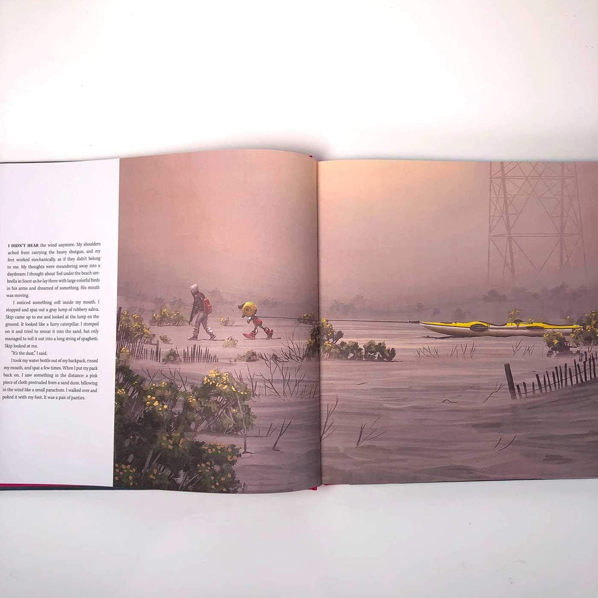 The Electric State hardcover book spine and back cover