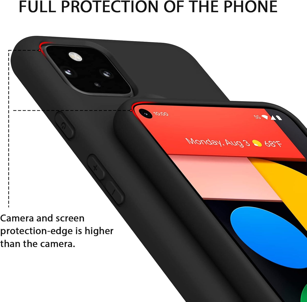 Amzpas flexible silicone case interior microfiber lining