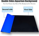 Trimming process of XCNO double sided fish tank decoration paper to custom size