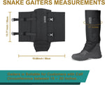 QOGIR Snake Gaiters for Hunting: Durable Snake Guards, Snake Gaiter Leggings for Men & Women, Snake Bite Protection for Lower Legs, Snake Proof Gaiters with Adjustable Size - Image 4