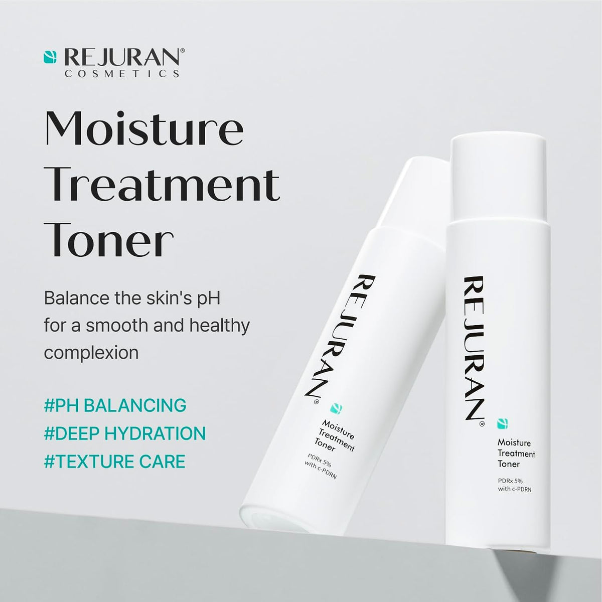 Rejuran hydrating facial toner bottle packaging