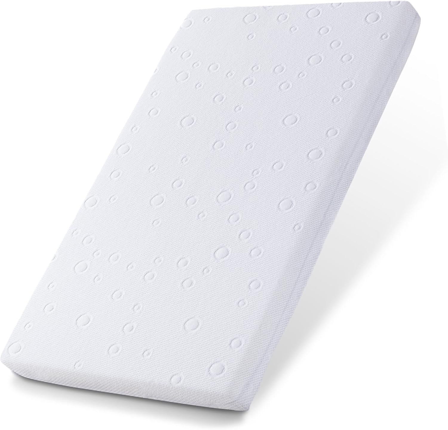 Amzreine dual sided gel memory foam bassinet mattress pad front view