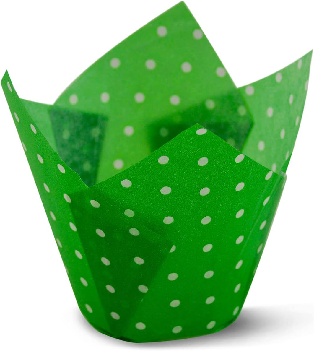 SimpleGood White Newspaper Medium Size Tulip Baking Cups Cupcake Liners Muffin Liners Greaseproof Paper 100 - Image 13