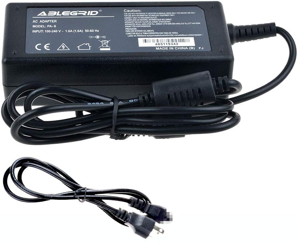 Ablegrid AC DC adapter charger front view for Sony PlayStation VR headset