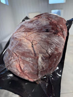 Close up of high-quality Pine Acre Farm imported beef heart
