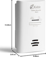 Kidde Carbon Monoxide Detector, Plug-in Wall with AA Battery Backup, Test-Hush Button - Image 13