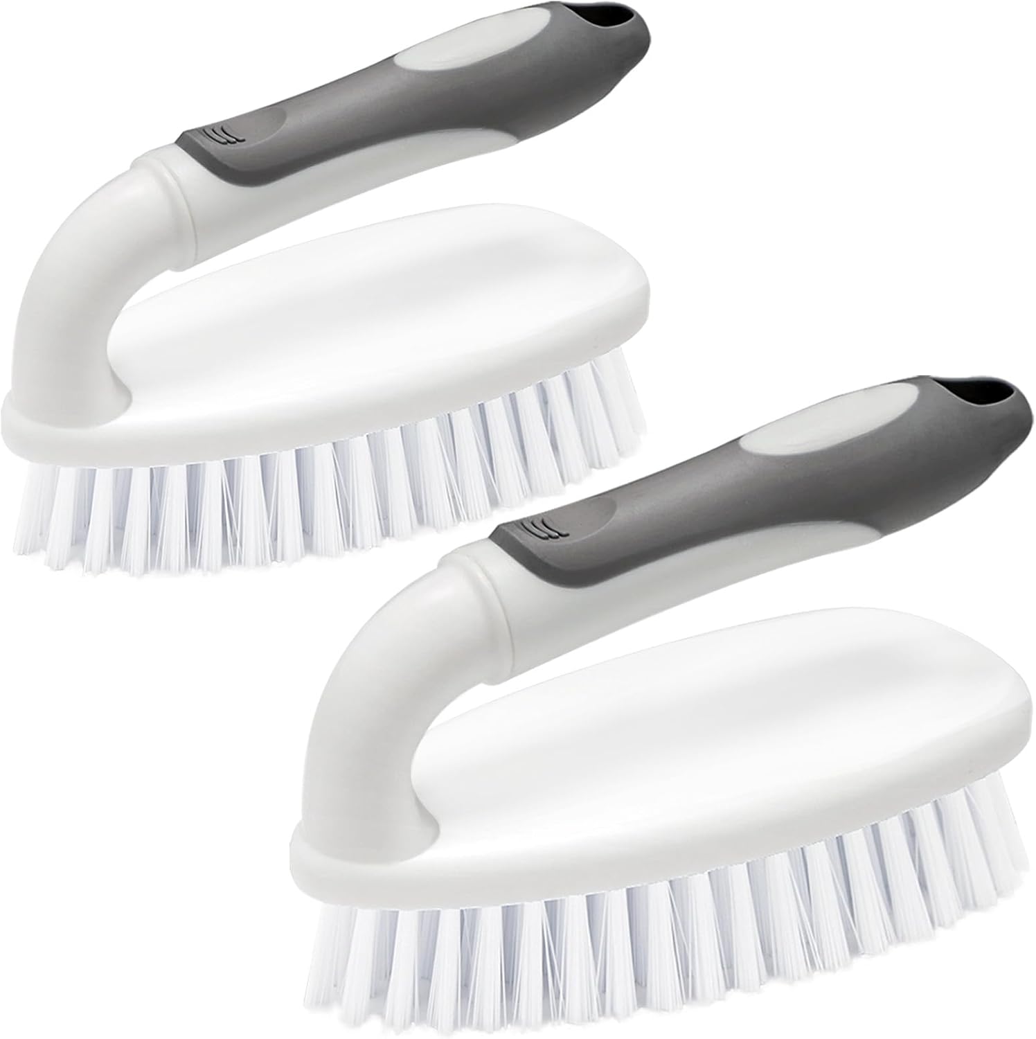 Apvpvpt heavy duty scrub brush front view for bathroom cleaning