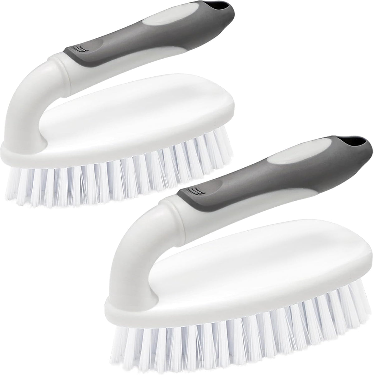 Apvpvpt heavy duty scrub brush front view for bathroom cleaning