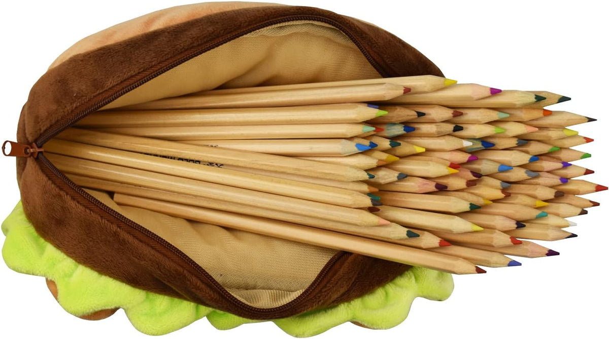 Eyintlofc aesthetic makeup bag showcasing internal capacity
