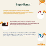 Made By Nacho tuna and cod flakes bone broth pouch for cats
