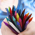Close up of Mont Marte woodless pencil tips and shades