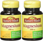 Nature Made health supplement bottle back description