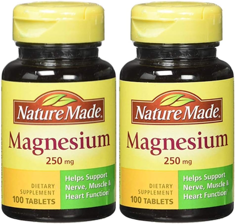 Nature Made health supplement bottle back description