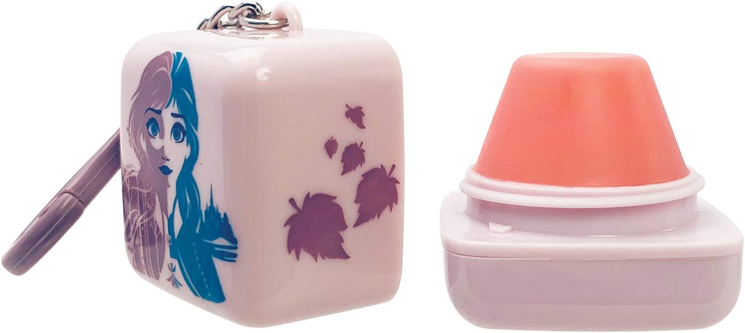 Lip Smacker Anna flavored lip balm cube container keychain accessory