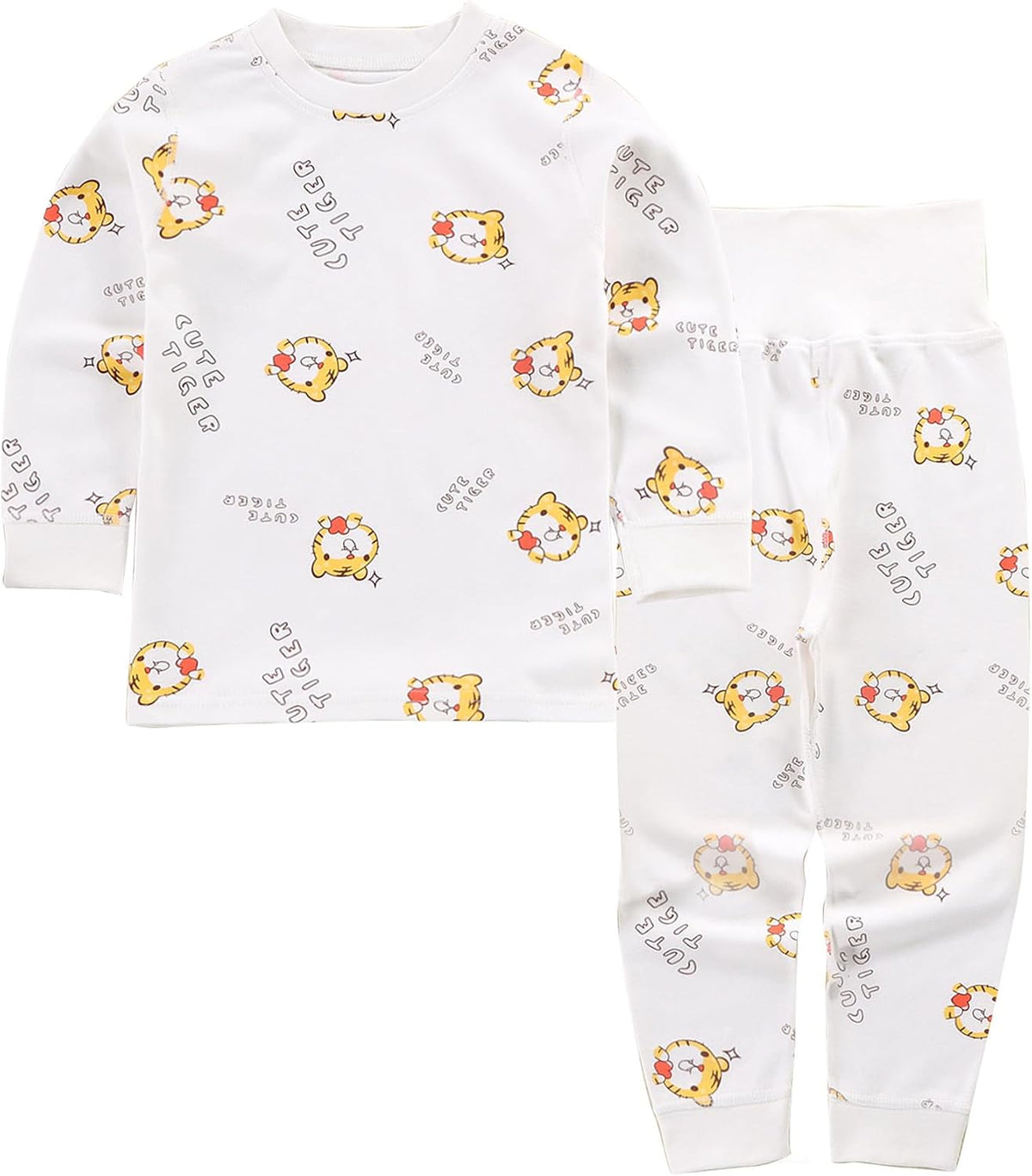 100% Cotton Baby Boys Girls Pajamas Set Long Sleeve Sleepwear - Image 9