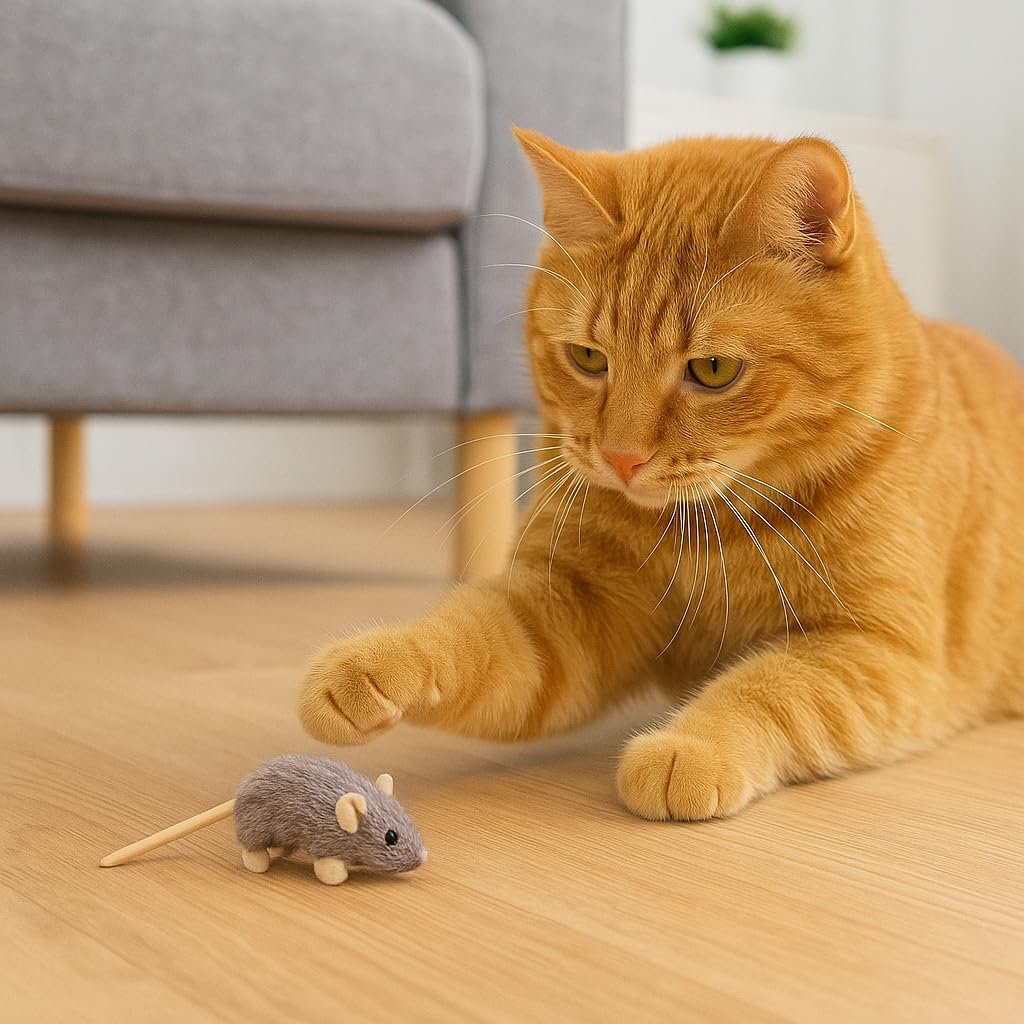 Spot House Mouse Helen cat toy lifestyle play view