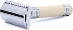 Edwin Jagger closed comb razor head and chrome collar