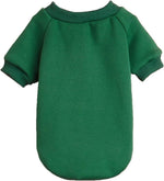 Premium imported small dog clothes cozy green knitwear for puppies
