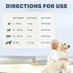Natural prebiotics and antioxidant blend for large dogs