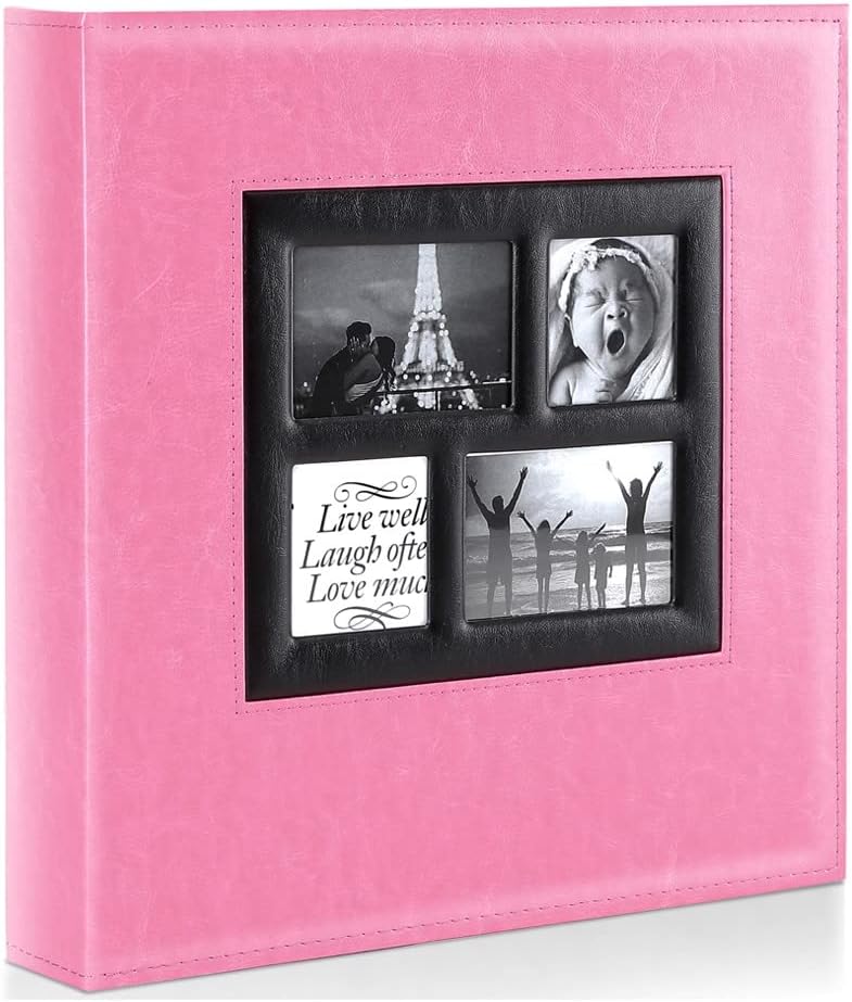 Ywlake Photo Album 4x6 500 Pockets Photos, Extra Large Capacity Family Wedding Picture Albums Holds 500 Horizontal and Vertical Photos Brown - Image 13