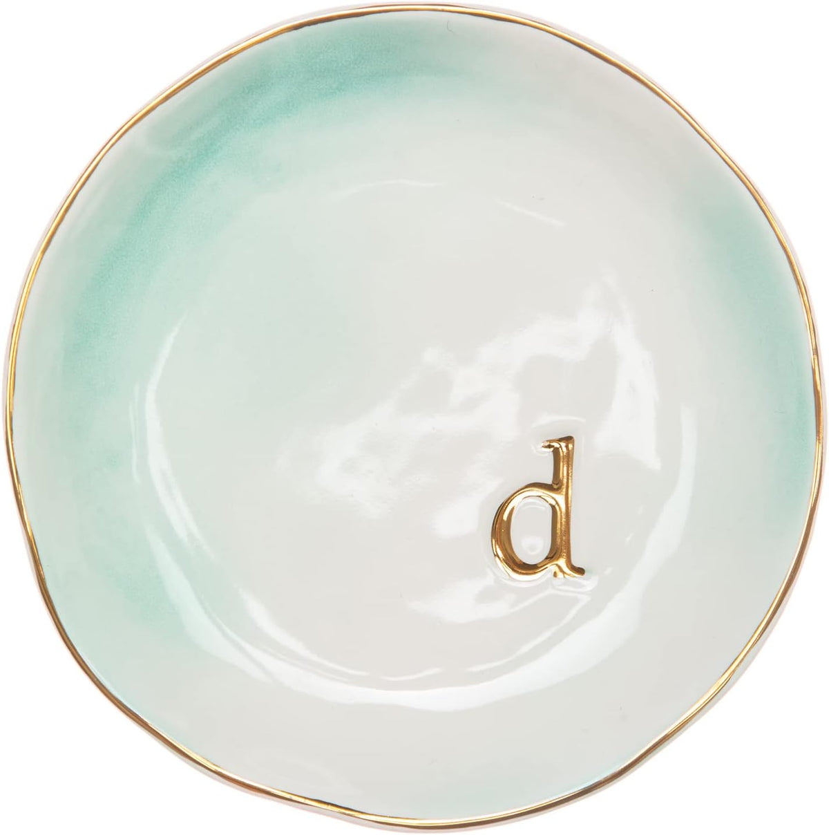 COLLECTIVE HOME - Ceramic Jewelry Tray, Decorative Trinket Dish for Rings Earrings Necklaces Bracelet Watch Keys, Birthday Mother's Day Christmas Gift for Women, 4.75", Colored Surface (J) - Image 11
