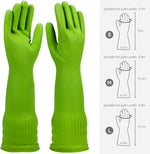 IUCGE durable latex cleaning gloves for kitchen chores