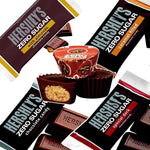 Hershey's Zero Sugar Assorted Chocolate Candy Bag front view showcasing variety mix.