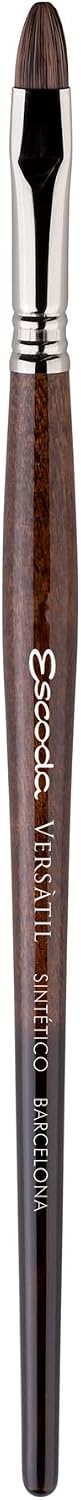Escoda Versatil 1549 Series Artist Watercolor and Acrylic Paint Brush, Short Handle, Rigger, Size 10 - Image 11