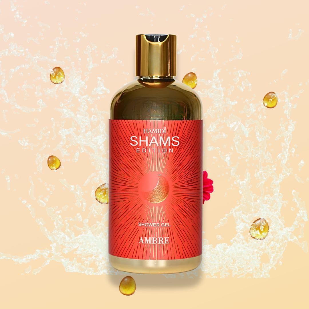 Hamidi Shams Edition Ambre body wash packaging