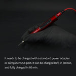 DSPIAE mini drill tool connected to Type-C charging cable
